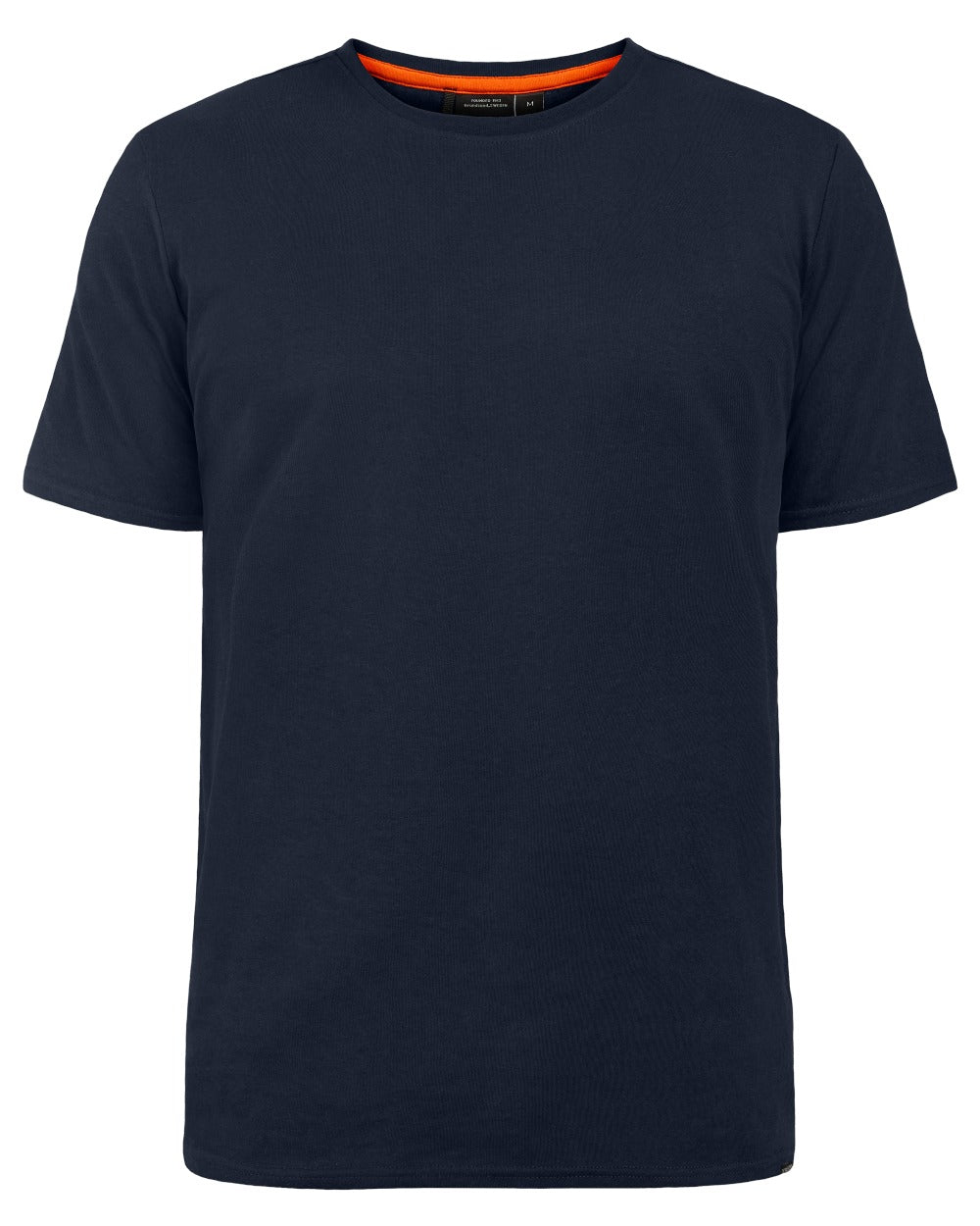 Dark Night Blue coloured Didriksons Mens Harald T-Shirt on white background