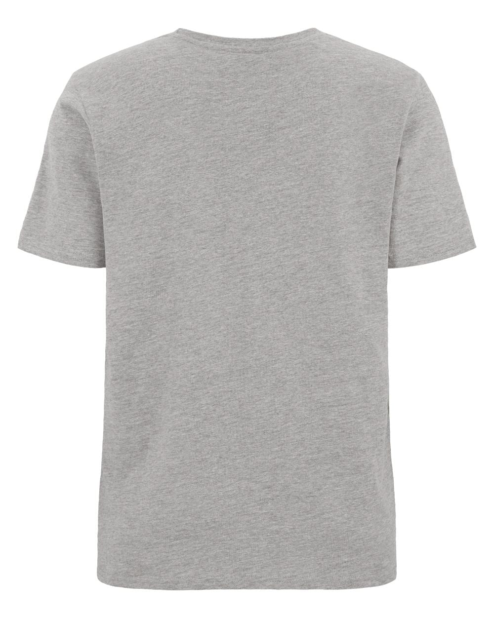 Grey Melange coloured Didriksons Mens Harald T-Shirt on white background