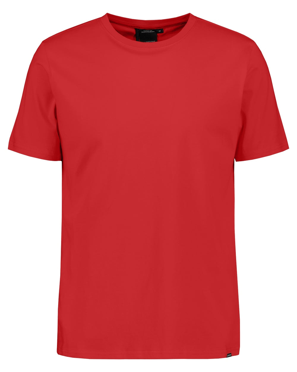 Pomme Red coloured Didriksons Mens Harald T-Shirt on white background
