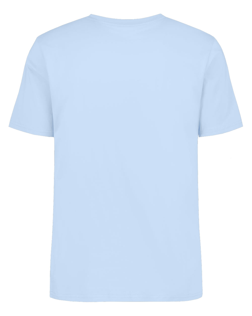 Sea Blue coloured Didriksons Mens Harald T-Shirt on white background