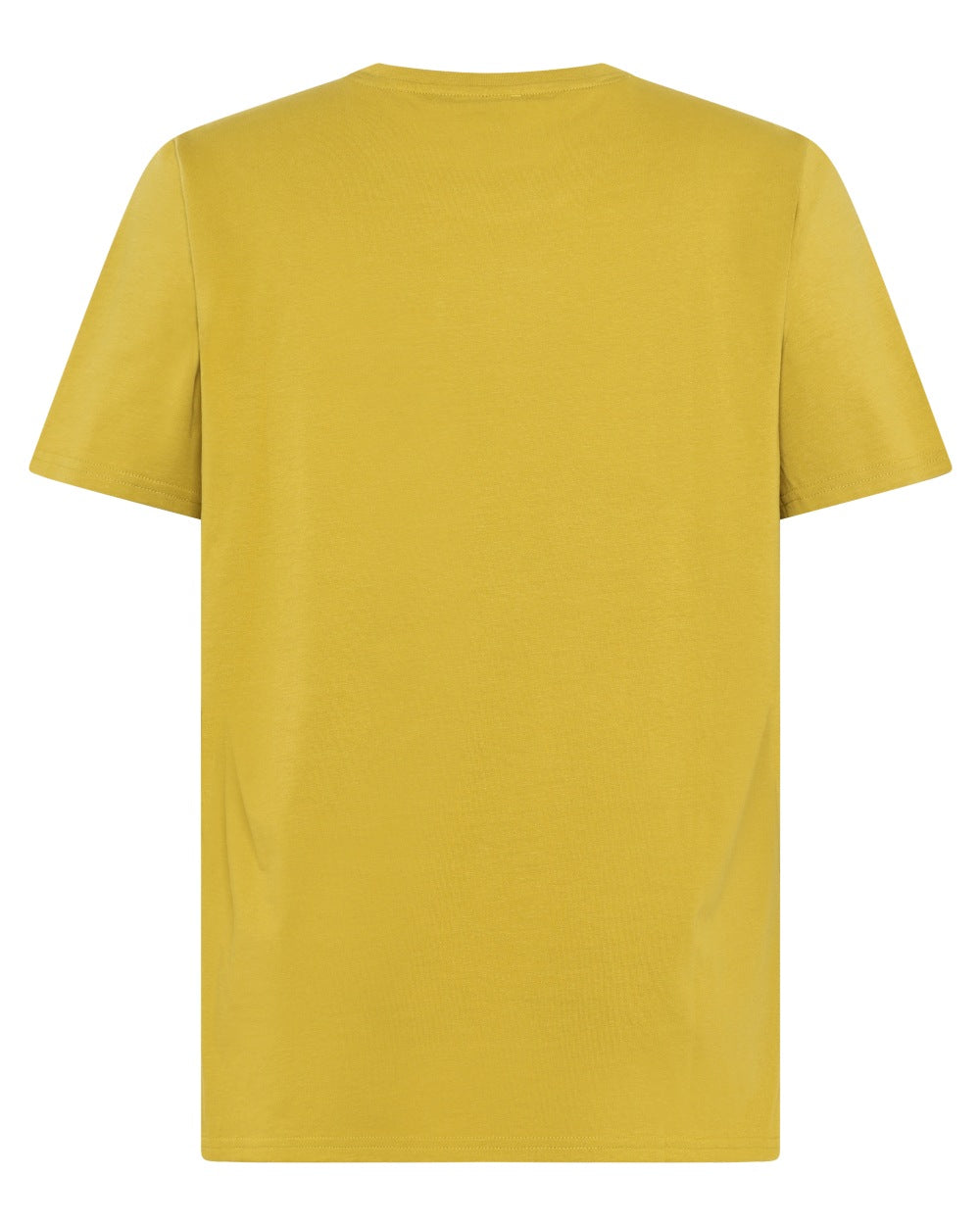 Yellow Pollen coloured Didriksons Mens Harald T-Shirt on white background