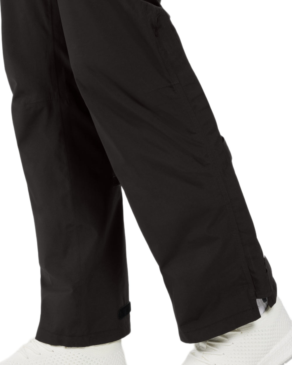 Black coloured Didriksons Mens Jesper Pants on white background