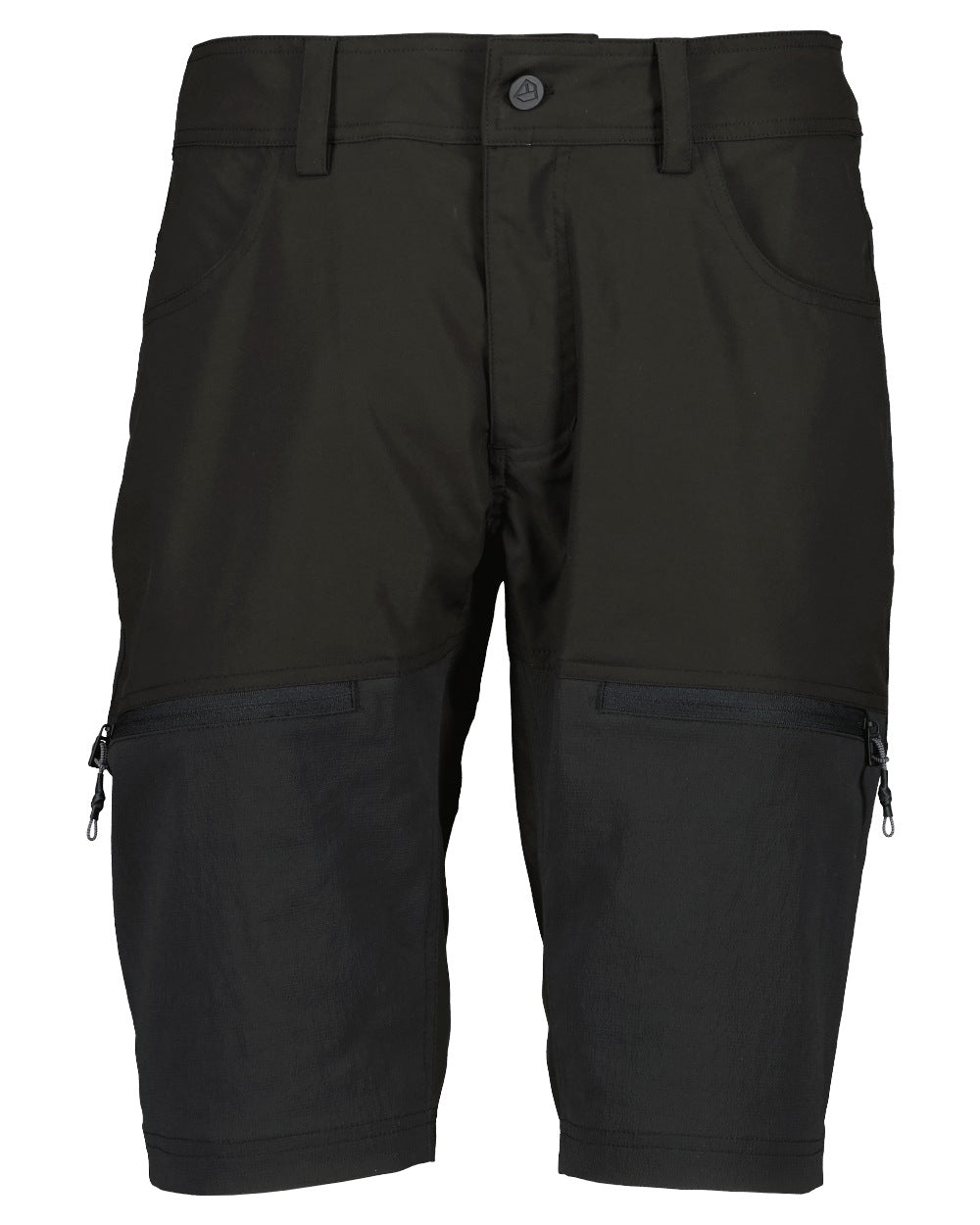 Black coloured Didriksons Mens Kallax Shorts on white background