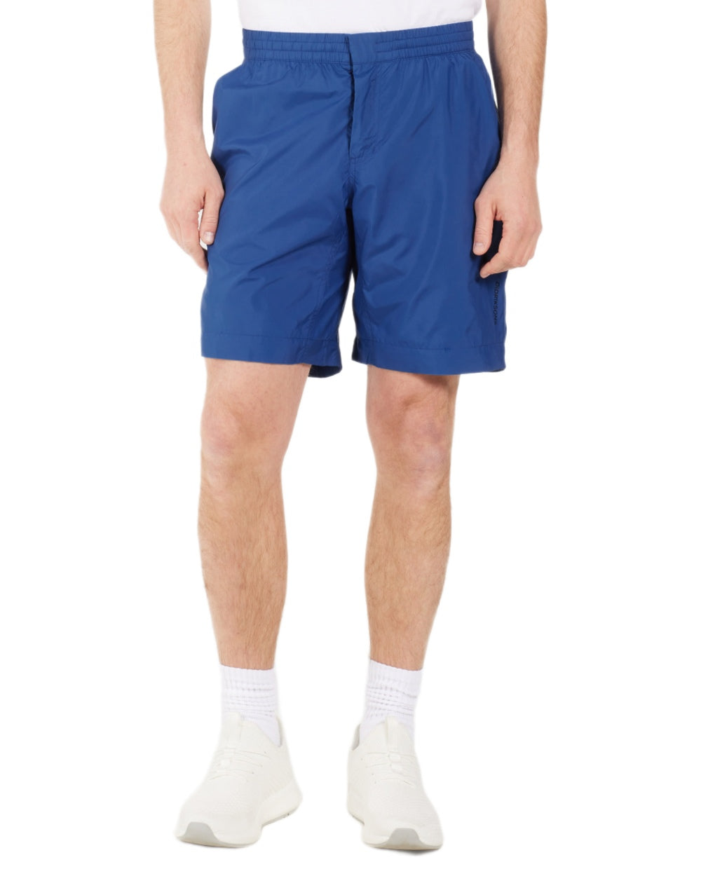 Blue Water coloured Didriksons Mens Malte Shorts on white background