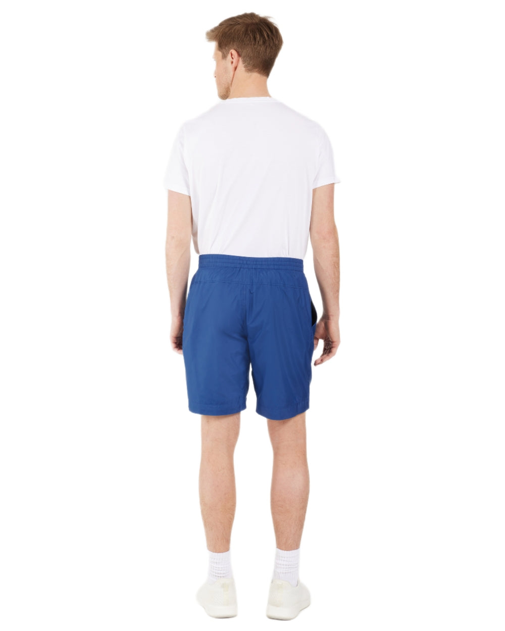 Blue Water coloured Didriksons Mens Malte Shorts on white background