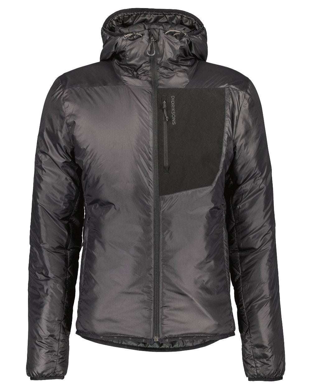 Black coloured Didriksons Mens Sander Jacket on white background