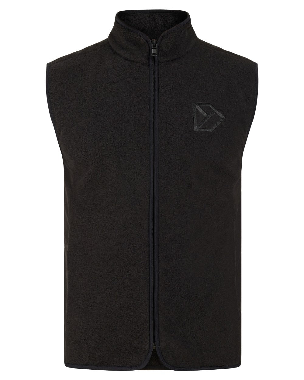Black coloured Didriksons Mens Tino Vest on white background