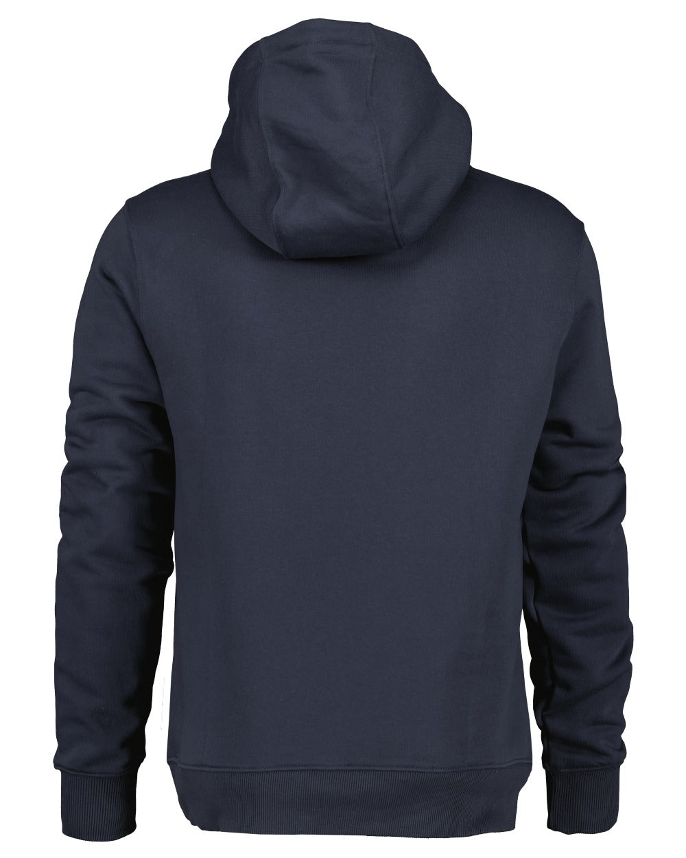 Navy coloured Didriksons Mens Ven Hoodies on white background