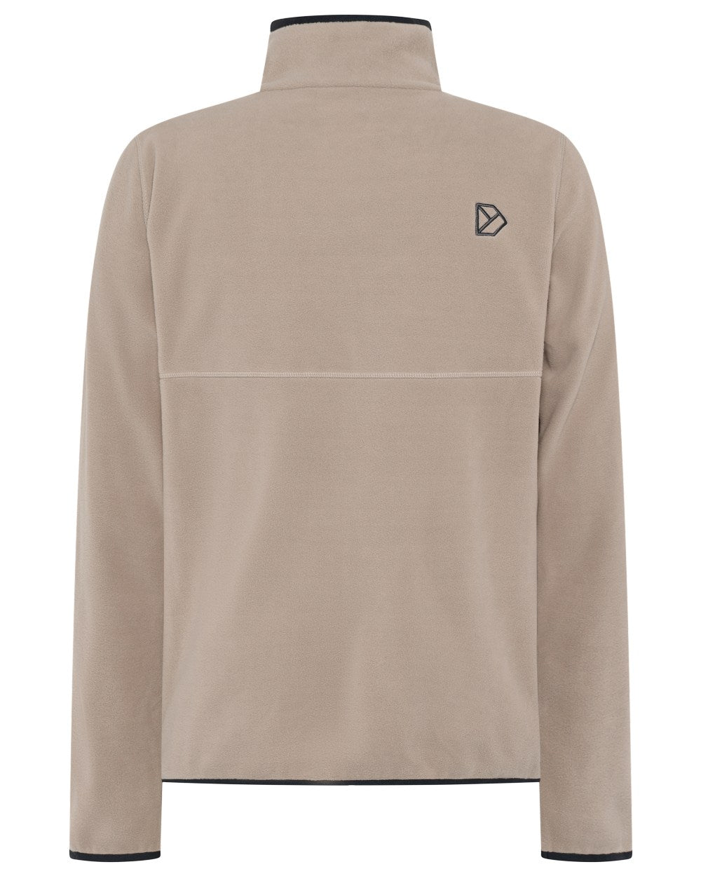 Beach Beige coloured Didriksons Mens Vito Full Zip Fleece on white background
