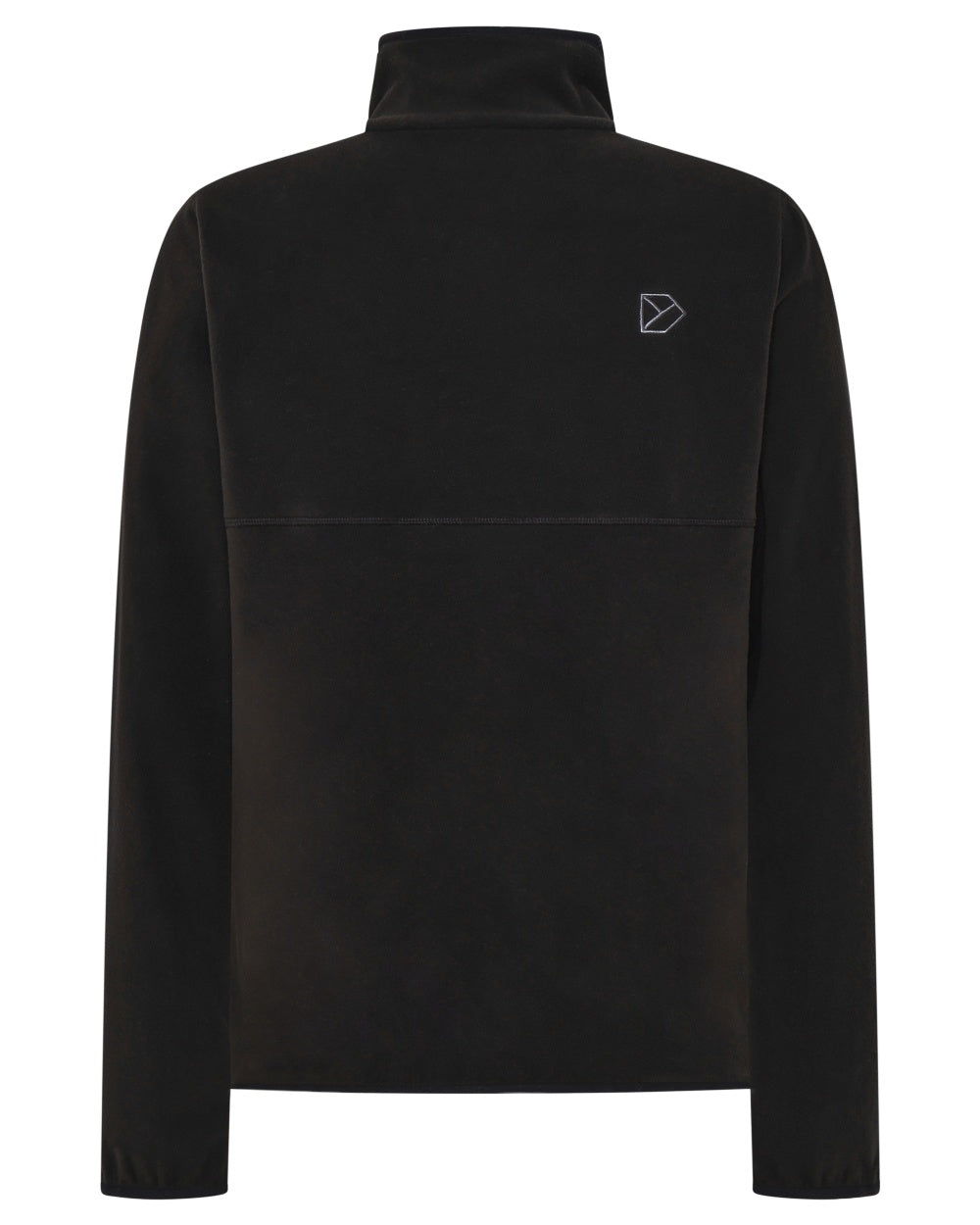 Black coloured Didriksons Mens Vito Full Zip Fleece on white background