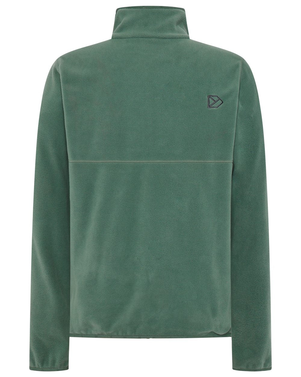 Dark Moss coloured Didriksons Mens Vito Full Zip Fleece on white background