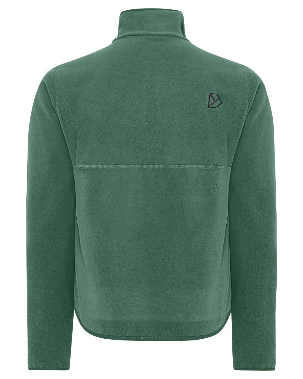 Dark Moss coloured Didriksons Mens Vito USX Half Zip Sweater on white background