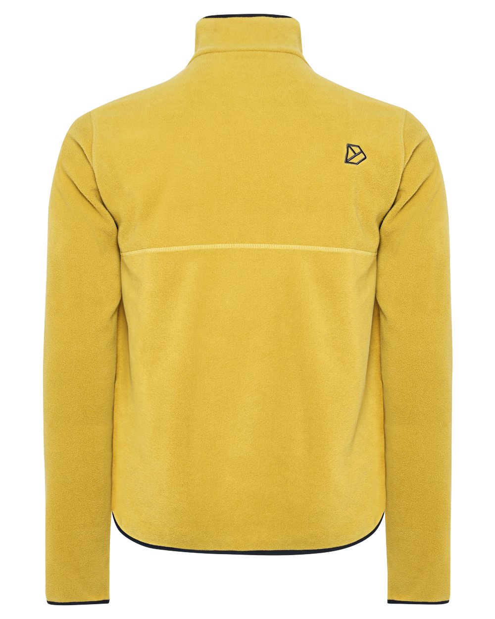 Yellow Pollen coloured Didriksons Mens Vito USX Half Zip Sweater on white background