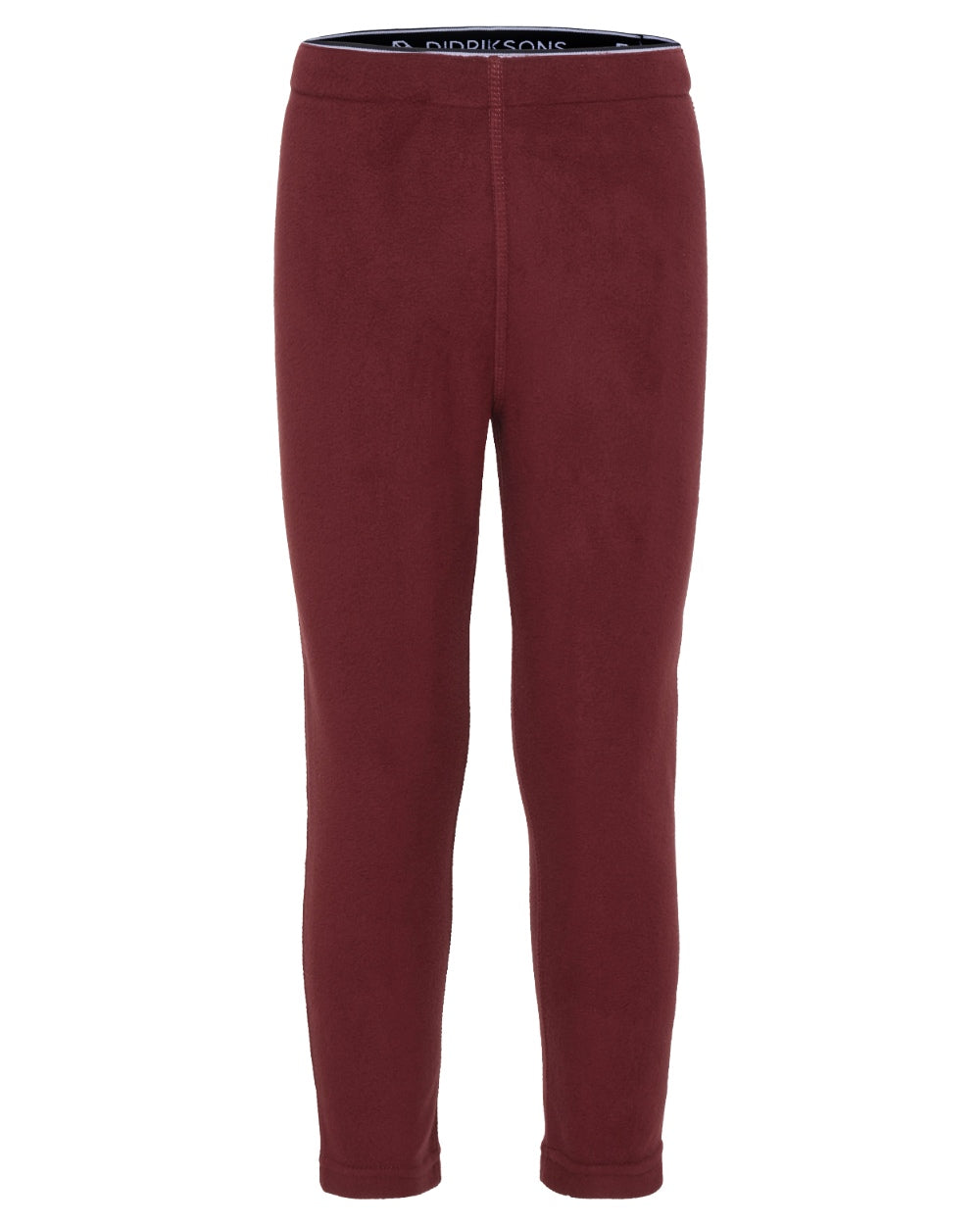 Anemon Red coloured Didriksons Monte Kids Pants on white background