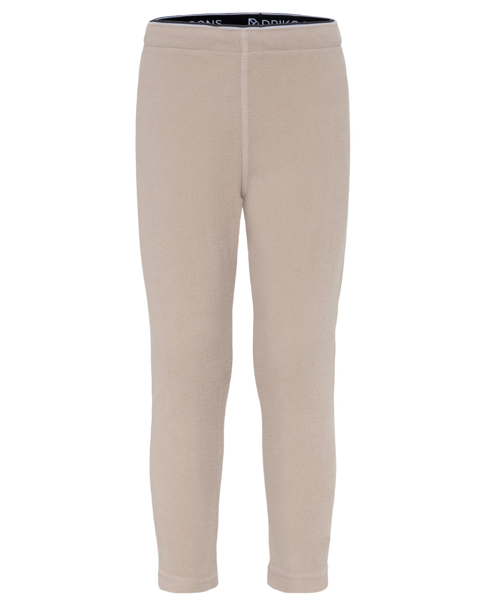 Beach Beige coloured Didriksons Monte Kids Pants on white background