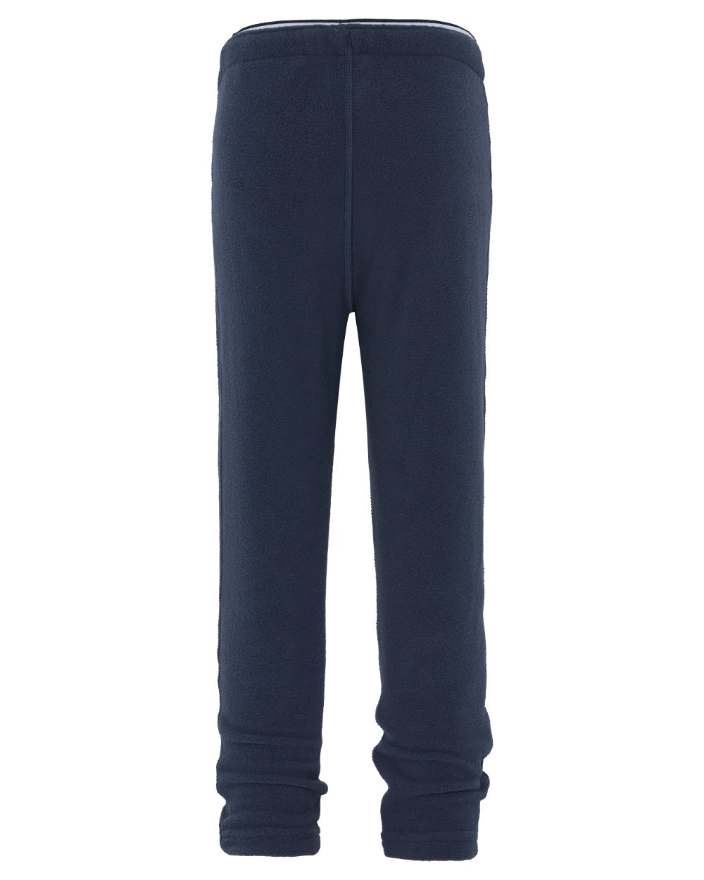 Navy coloured Didriksons Monte Kids Pants on white background