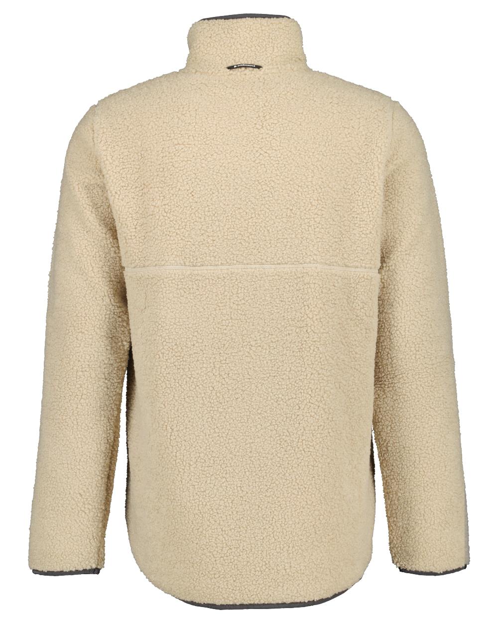 Clay Beige coloured Didriksons Phoenix Half Zip Sweater on white background