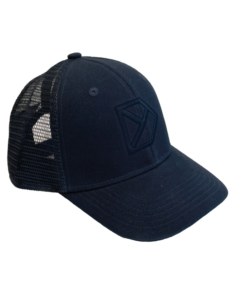 Navy coloured Didriksons Prim Cap on white background