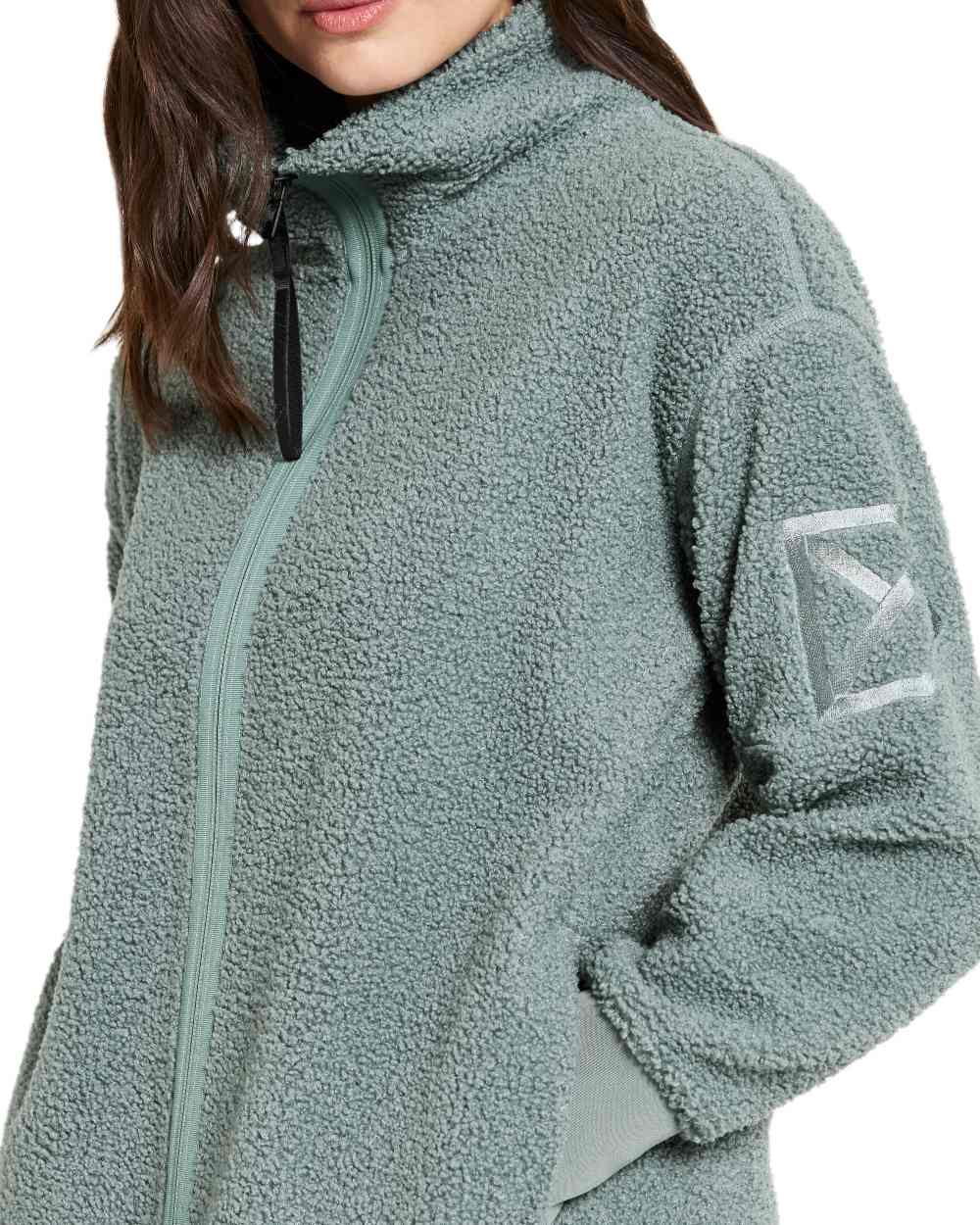 Factory Blue coloured Didriksons Full-Zip Jacket on white background