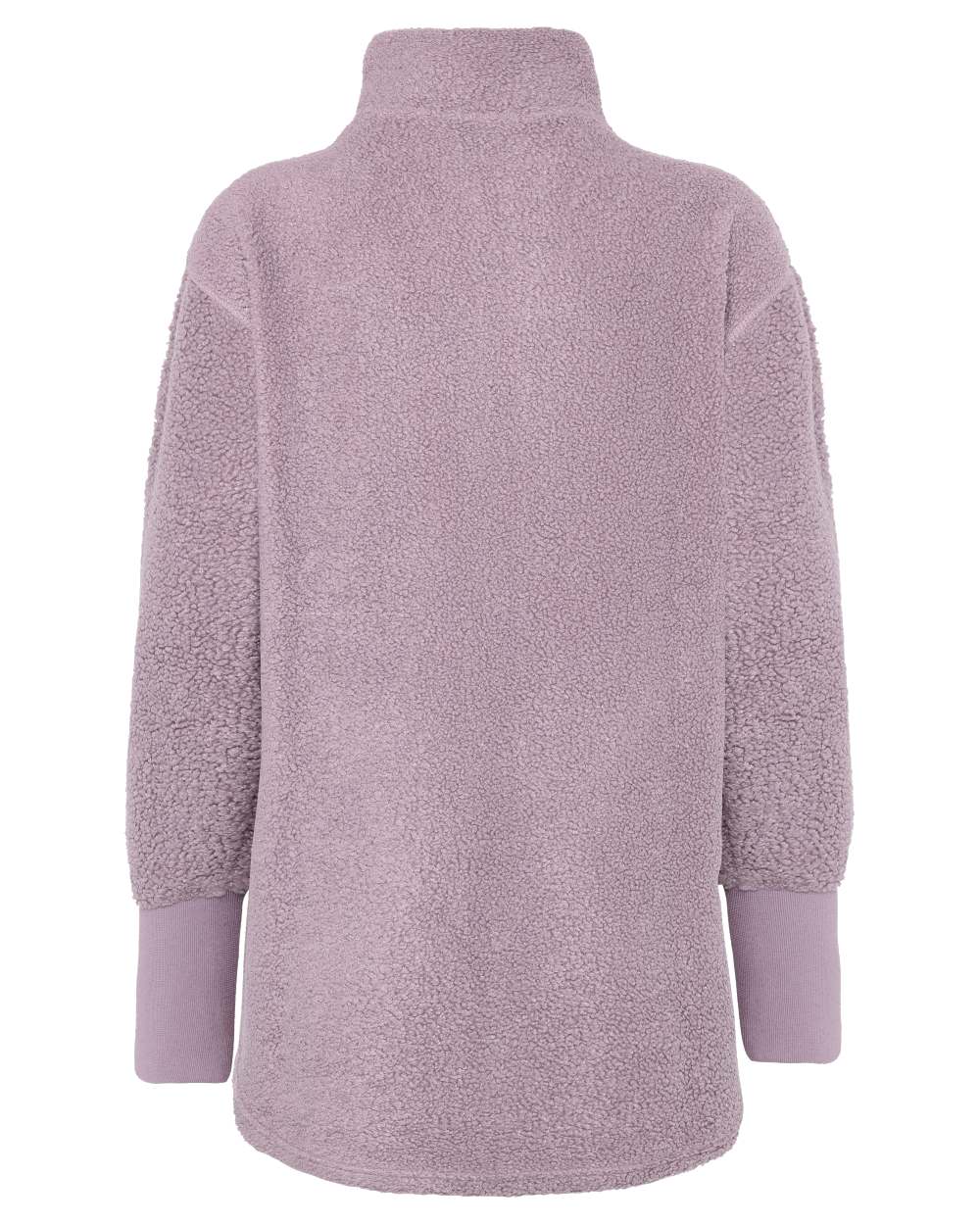 Lilac Haze coloured Didriksons Sally Full Zip Fleece Jacket 2 on white background
