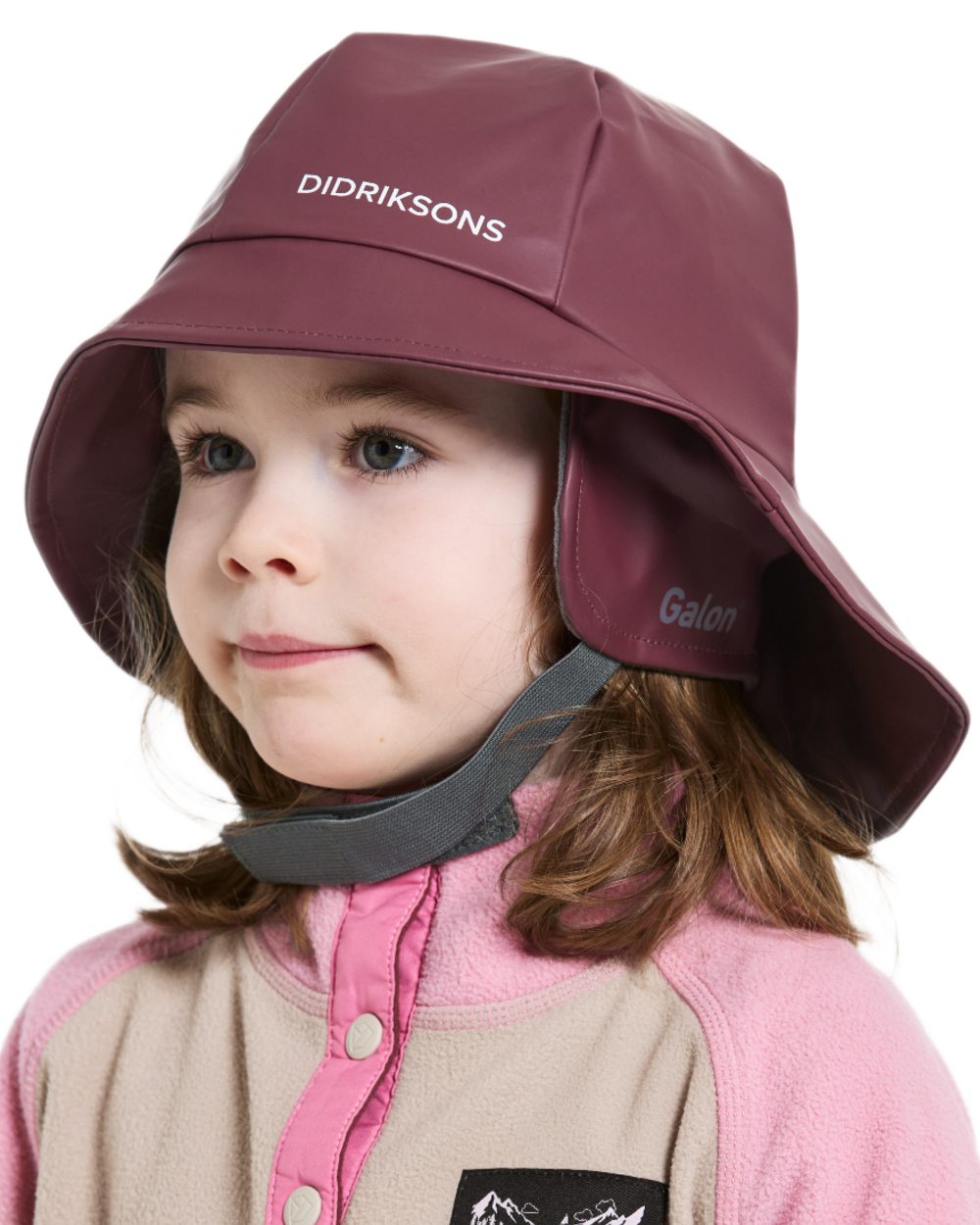 Anemon Red coloured Didriksons Southwest Kids Galon on white background