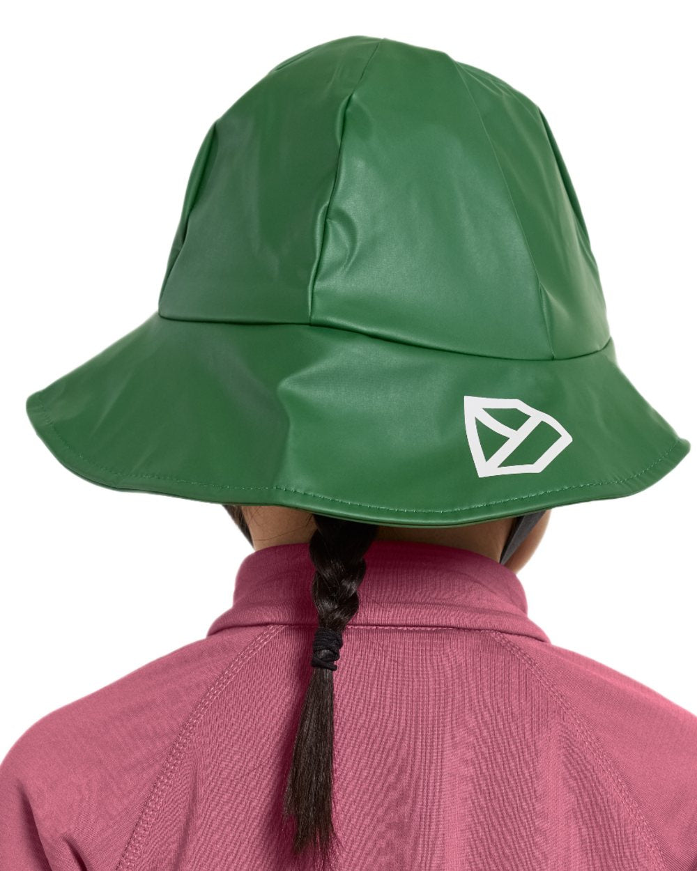 Pine Green coloured Didriksons Southwest Kids Galon on white background