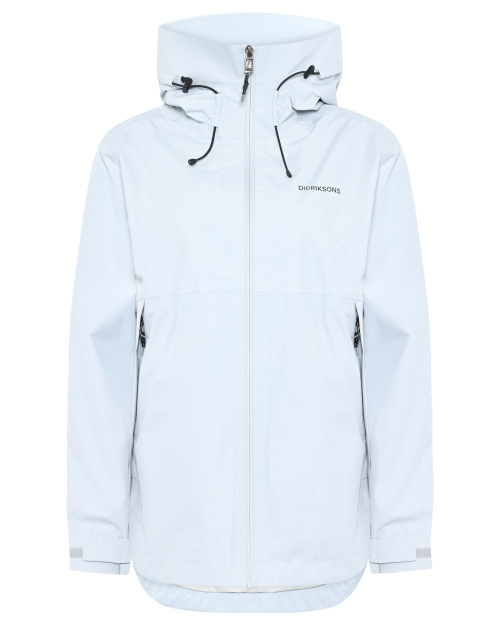 Ice Blue coloured Didriksons Tilde Womens Jacket 4 on white background