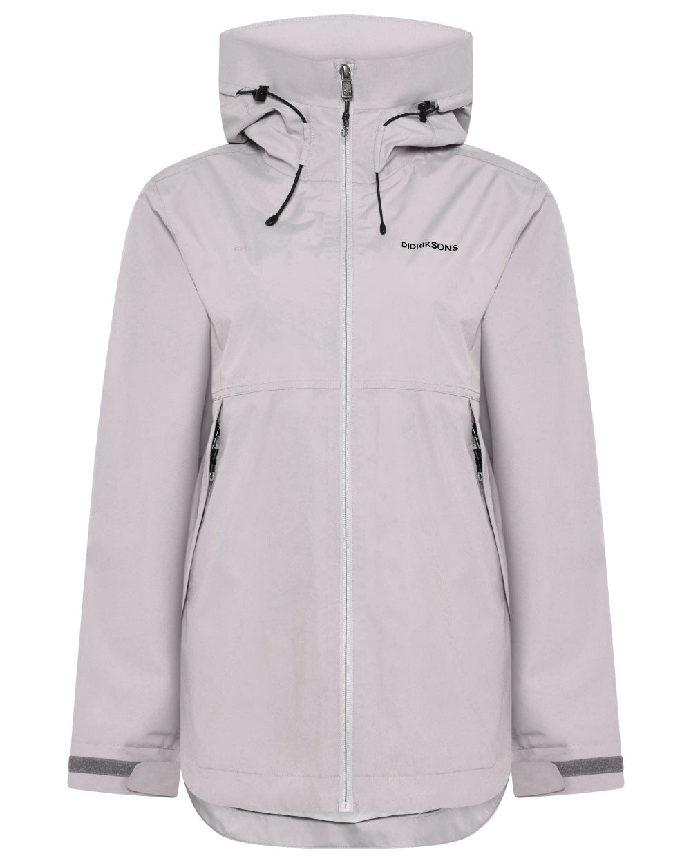 Sunrise Mist coloured Didriksons Tilde Womens Jacket 4 on white background