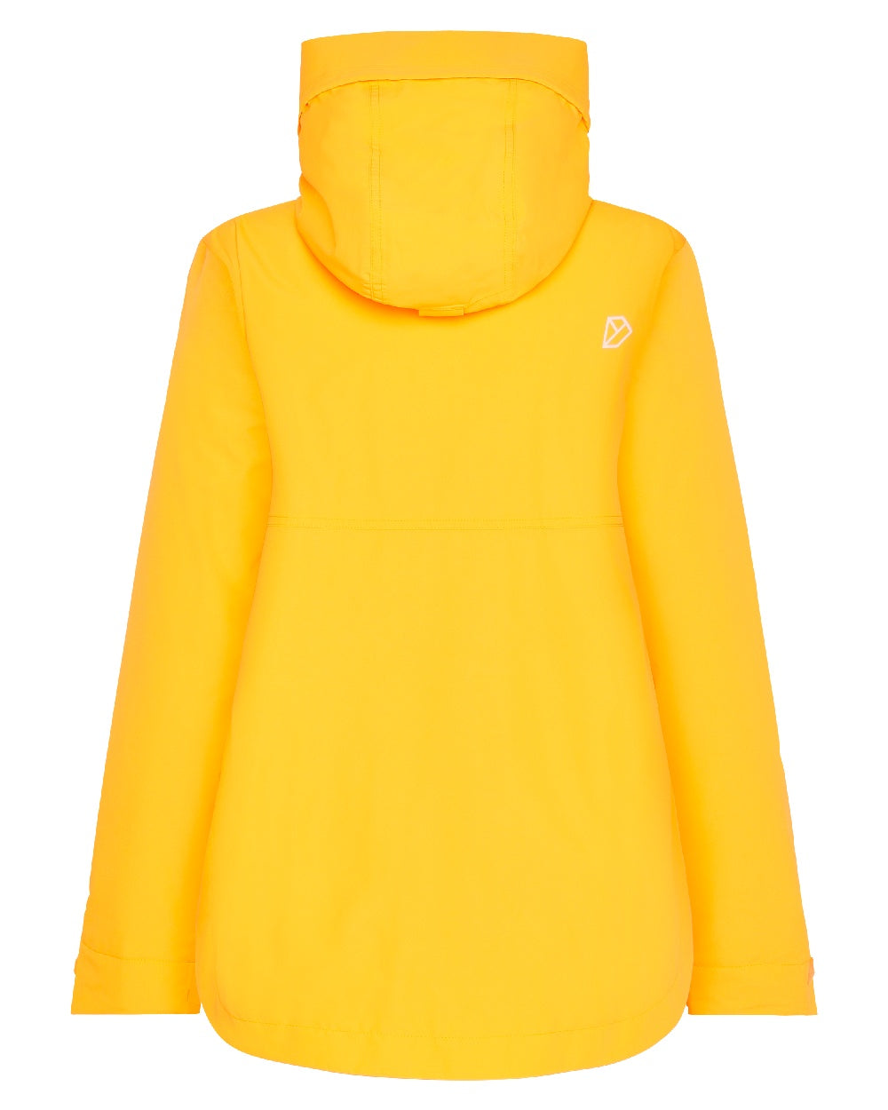 Warm Yellow coloured Didriksons Tilde Womens Jacket on white background