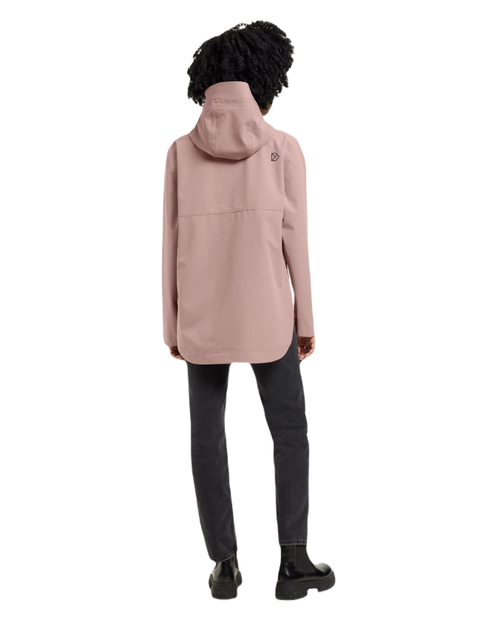 Faded Wine coloured Didriksons Tove Womens Jacket on white background
