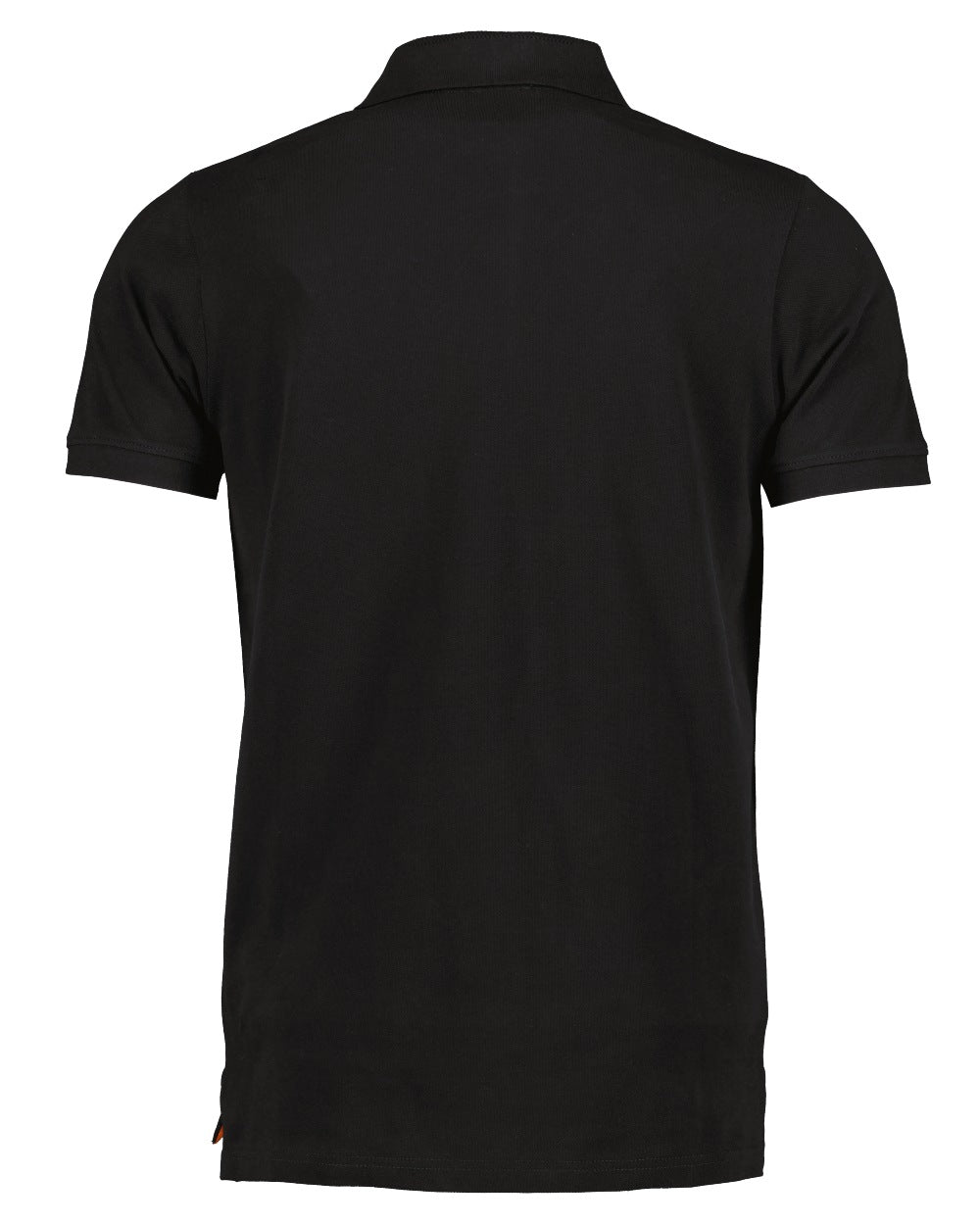 Black coloured Didriksons Ville Pike Polo Shirt 2 on white background