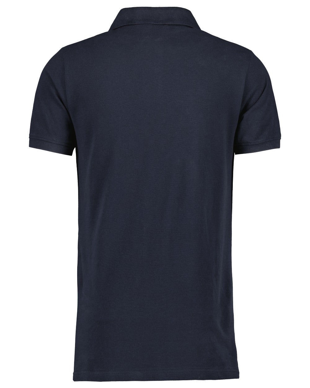 Dark Night Blue coloured Didriksons Ville Pike Polo Shirt 2 on white background