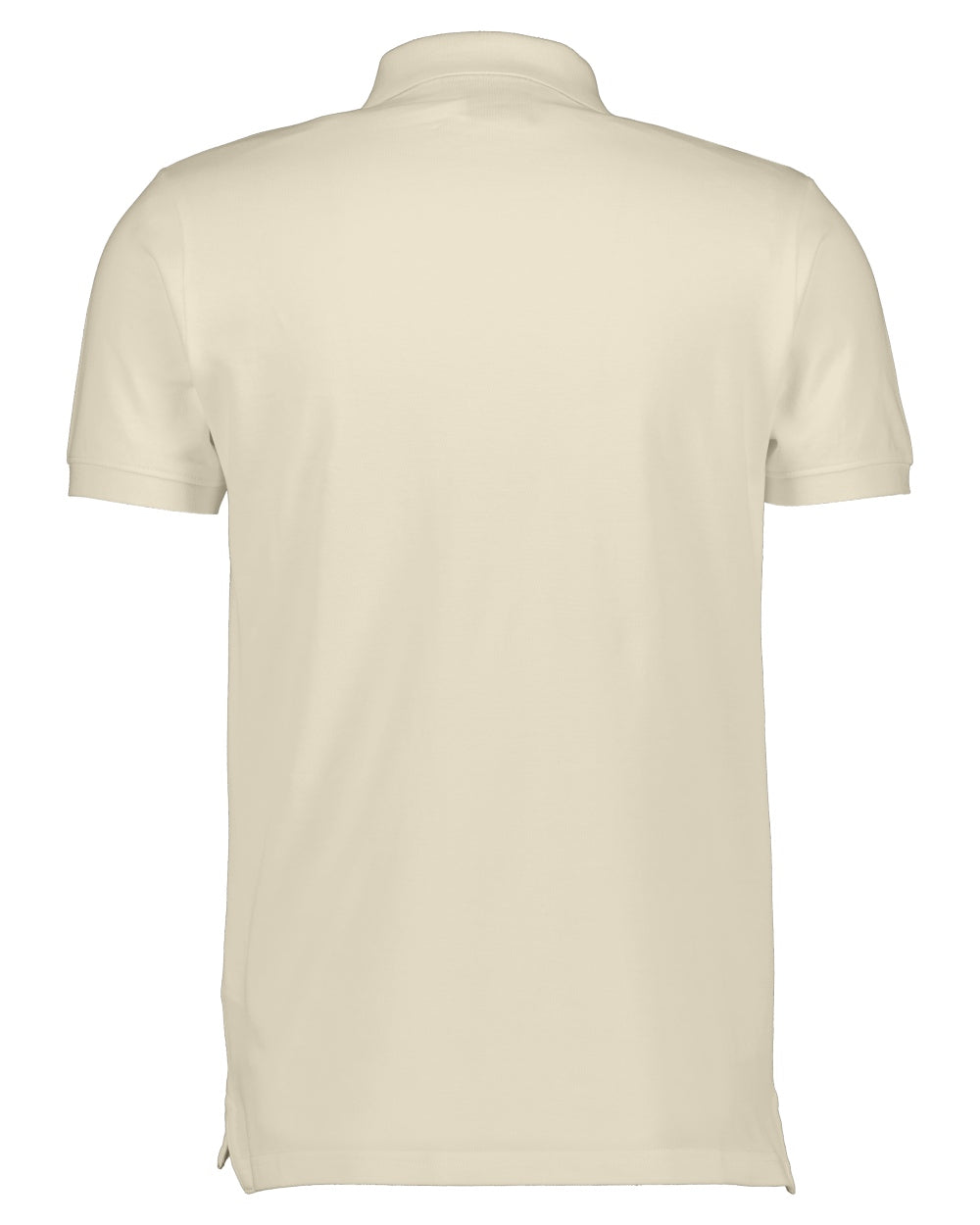Light Beige coloured Didriksons Ville Pike Polo Shirt 2 on white background