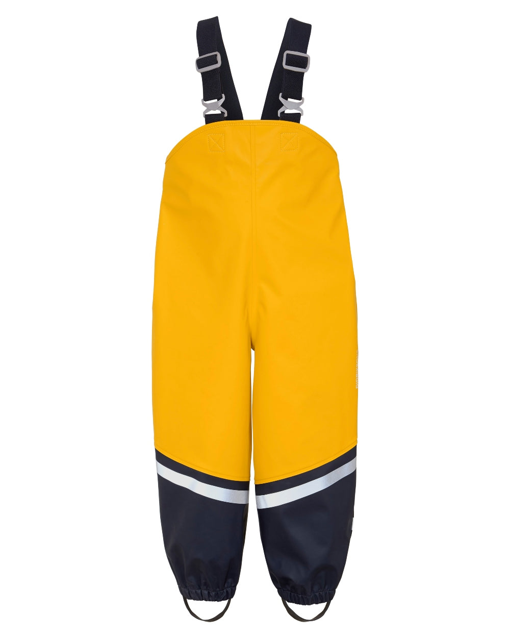 Oat Yellow coloured Didriksons Waterman Kids Rain Set on white background