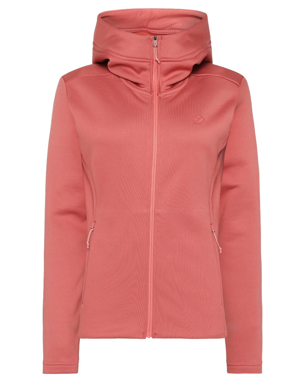 Pink Blush coloured Didriksons Womens Anneli Full-Zip Jacket on white background