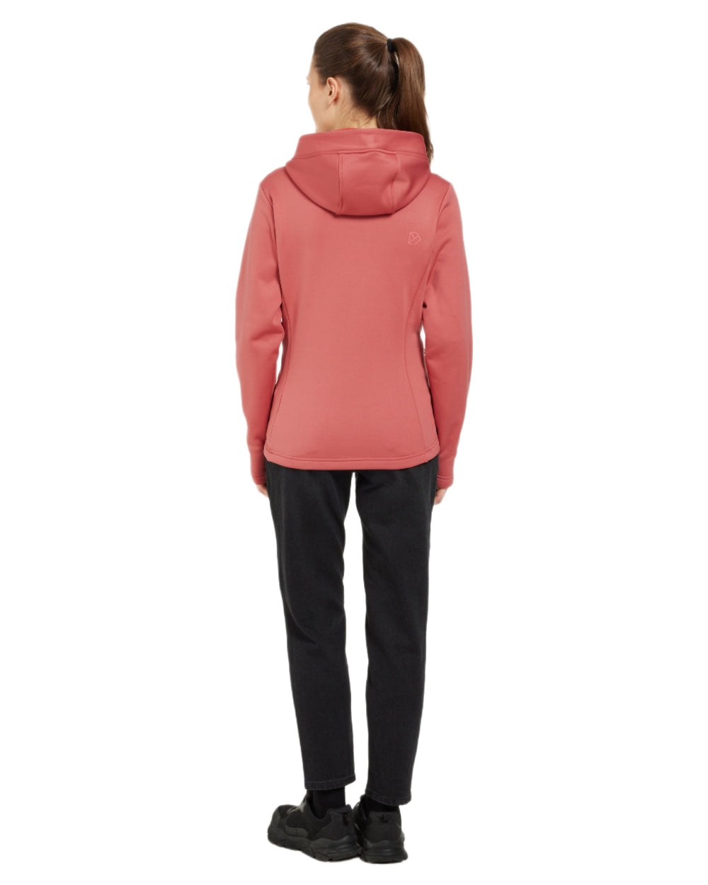 Pink Blush coloured Didriksons Womens Anneli Full-Zip Jacket on white background