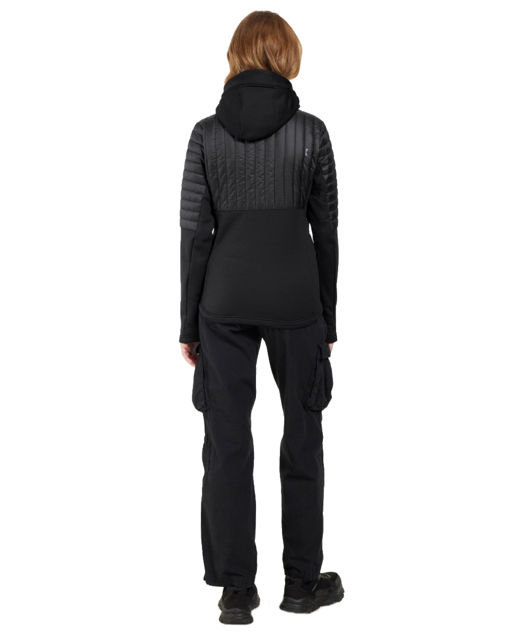 Black coloured Didriksons Womens Annema Full Zip 6 on white background