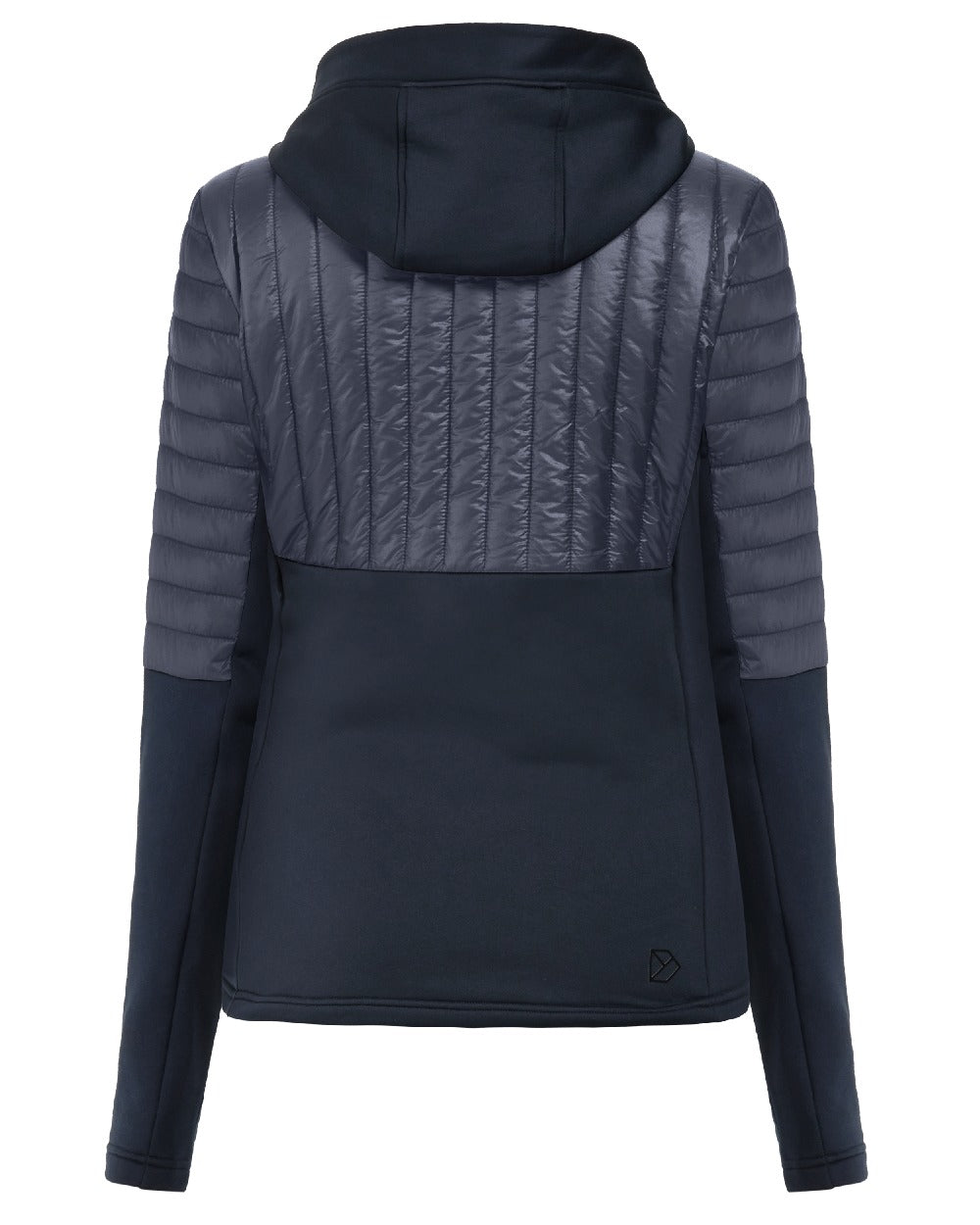 Dark Night Blue coloured Didriksons Womens Annema Full Zip 6 on white background