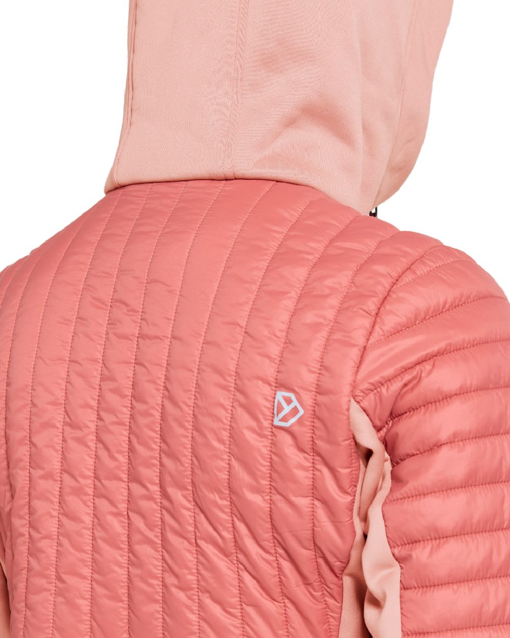 Powder Pink coloured Didriksons Womens Annema Full Zip 6 on white background