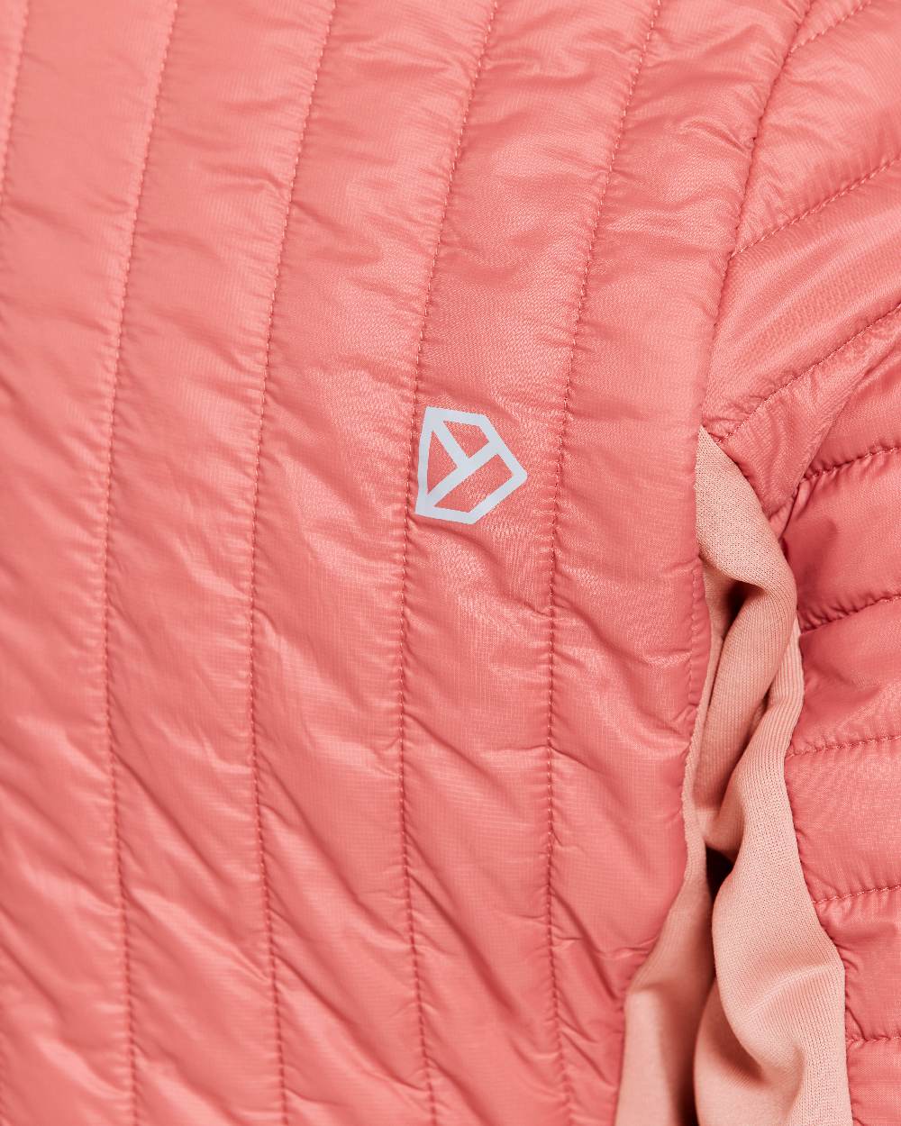 Powder Pink coloured Didriksons Womens Annema Full Zip 6 on white background