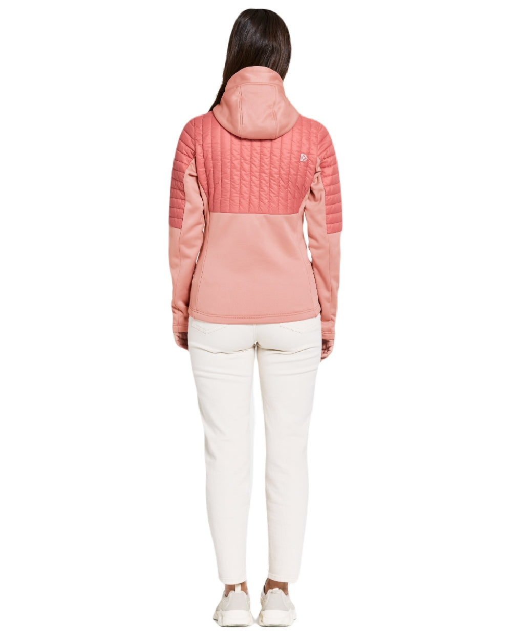 Powder Pink coloured Didriksons Womens Annema Full Zip 6 on white background