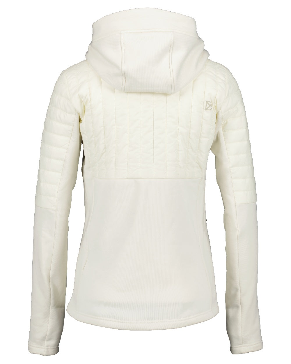 Shell White coloured Didriksons Womens Annema Full Zip 6 on white background