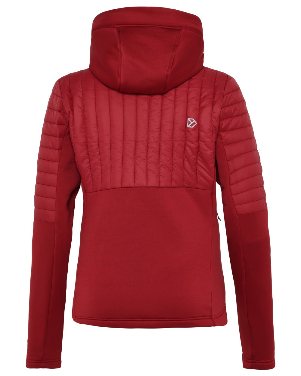 Spring Red coloured Didriksons Womens Annema Full Zip 6 on white background