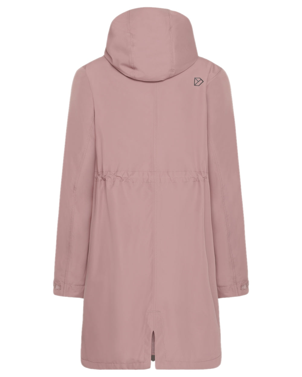 Faded Wine coloured Didriksons Womens Eliana Parka on white background