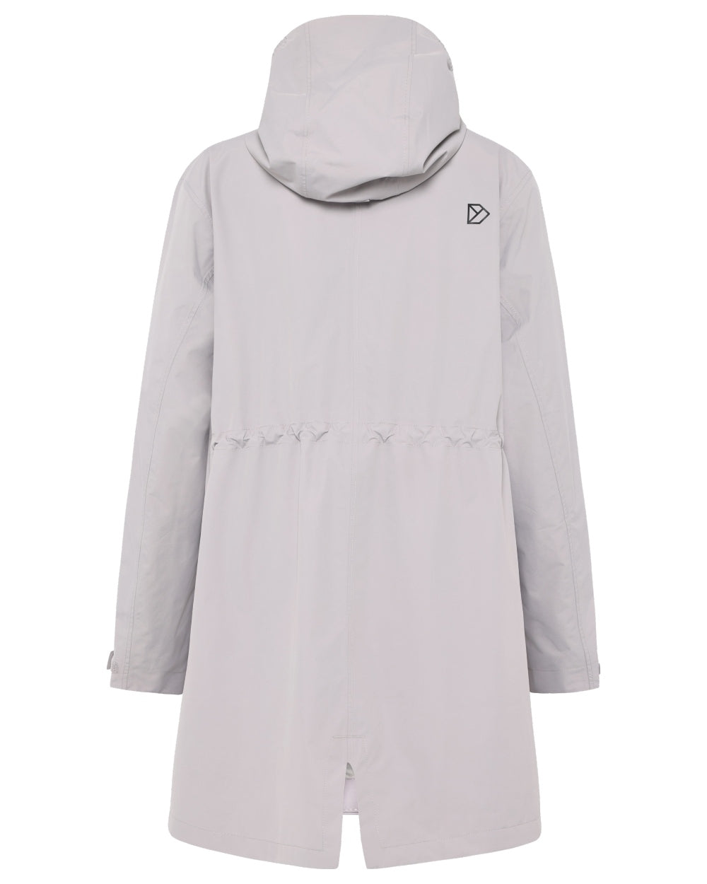 Sunrise Mist coloured Didriksons Womens Eliana Parka on white background