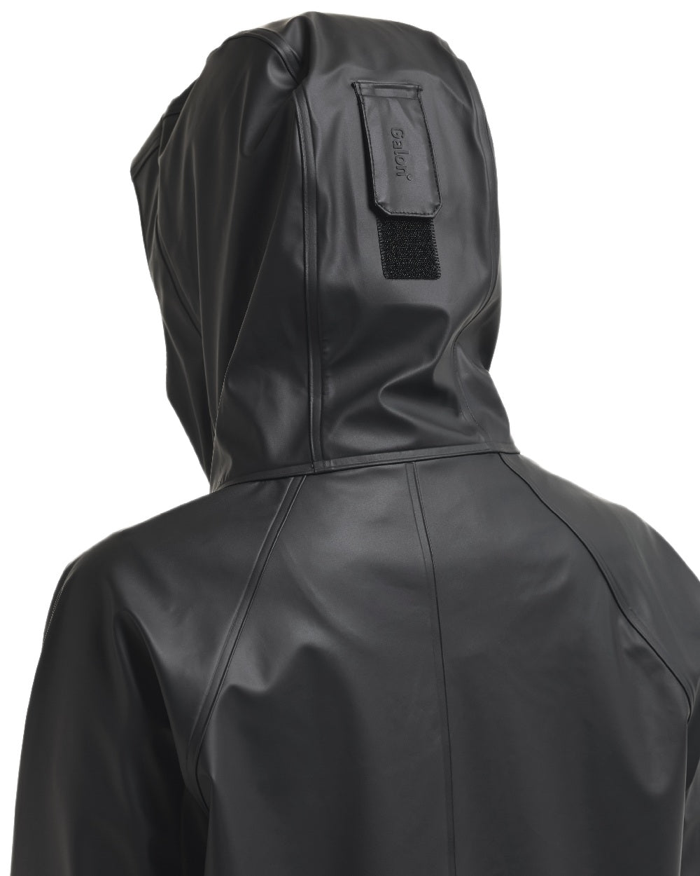 Black Coloured Didriksons Womens Elly Galon Parka on white background