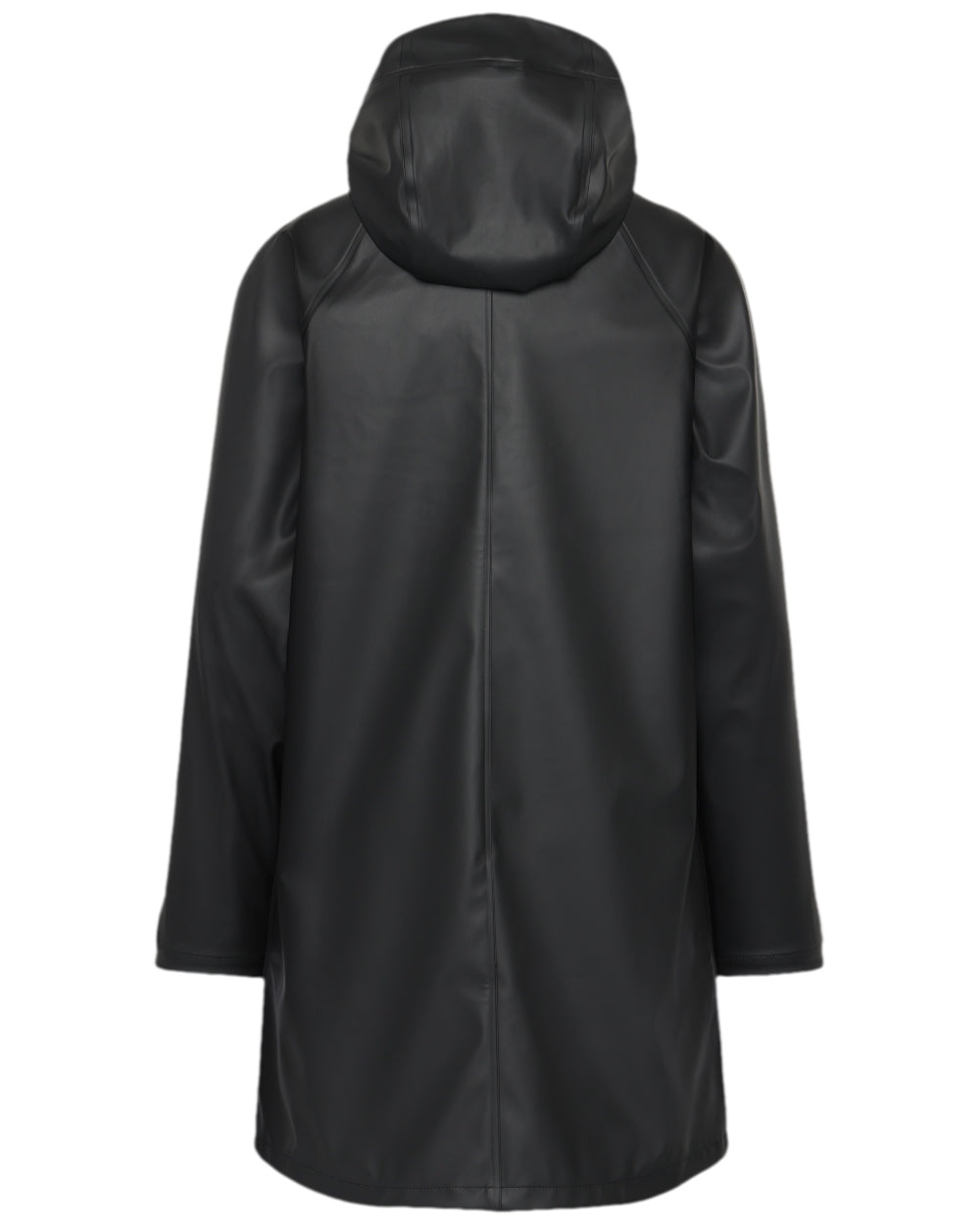 Black Coloured Didriksons Womens Elly Galon Parka on white background