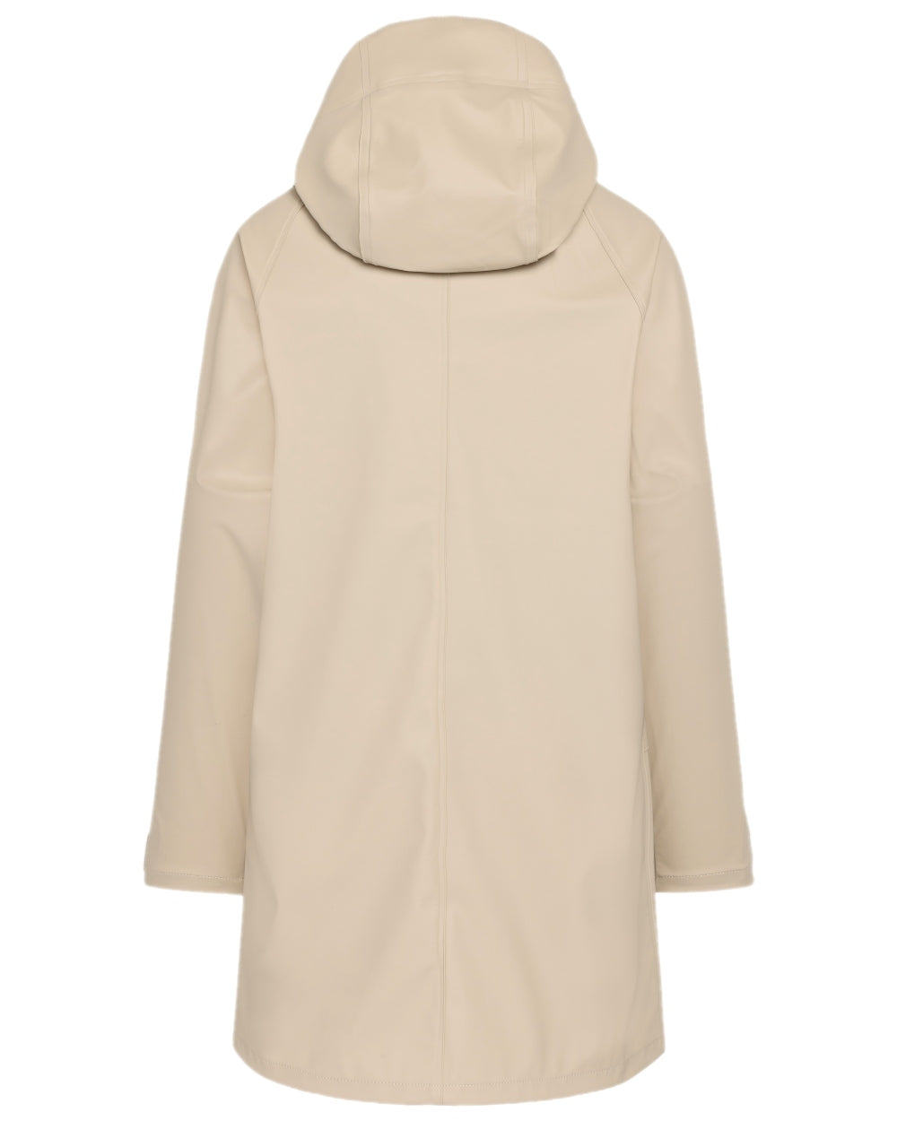 Clay Beige Coloured Didriksons Womens Elly Galon Parka on white background