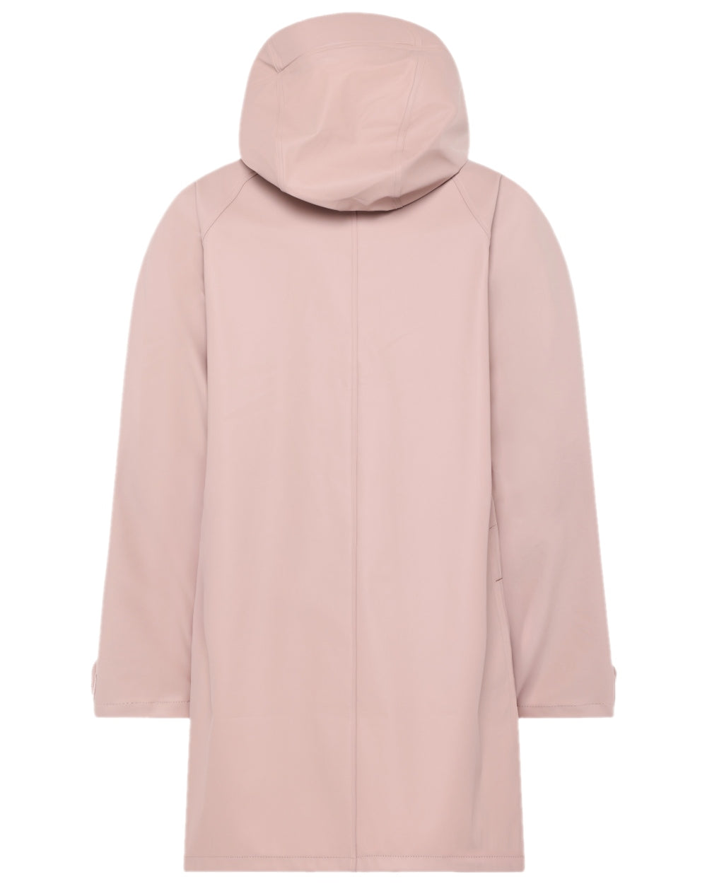 Vintage Pink Coloured Didriksons Womens Elly Galon Parka on white background