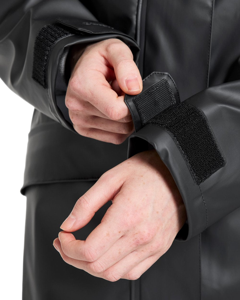 Black coloured Didriksons Womens Elly Parka 4 on white background